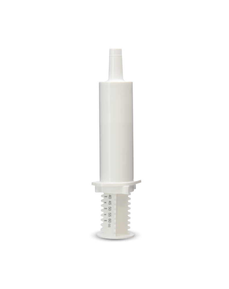Seringue à vis 60ml embout moyen format