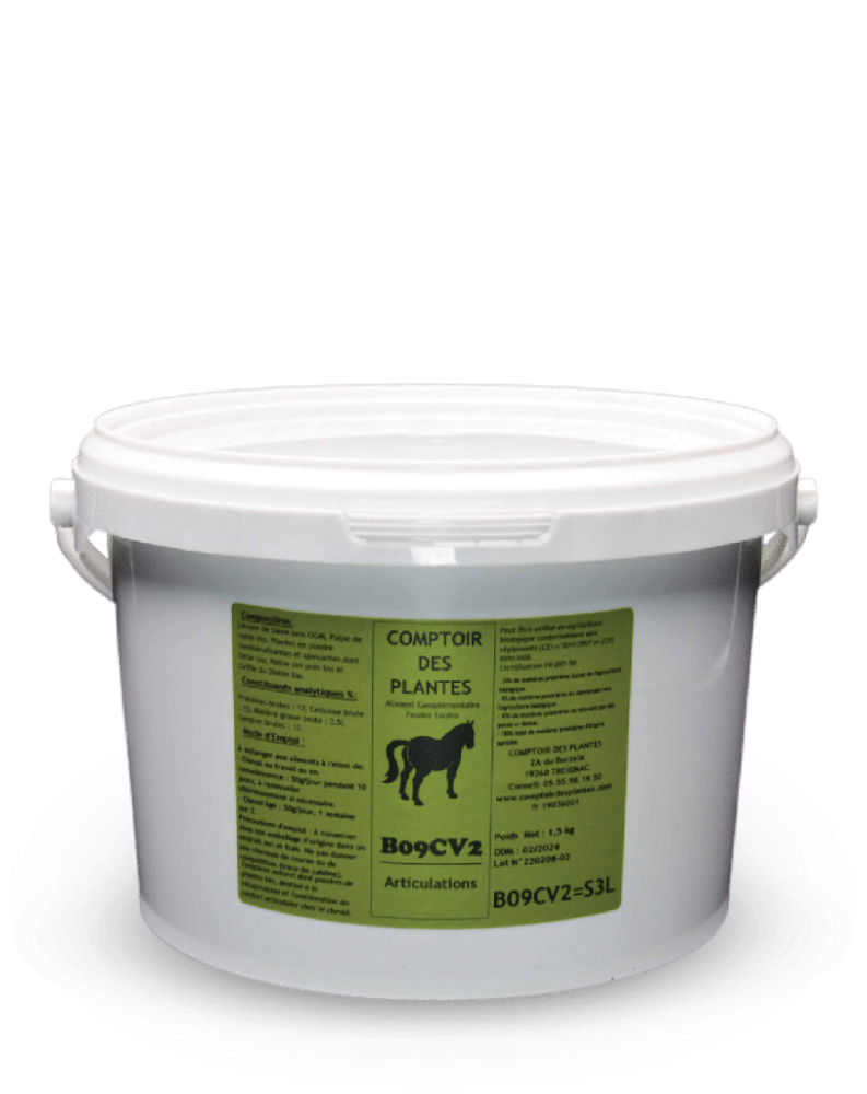 Produit de soin des articulations cheval boiterie bio