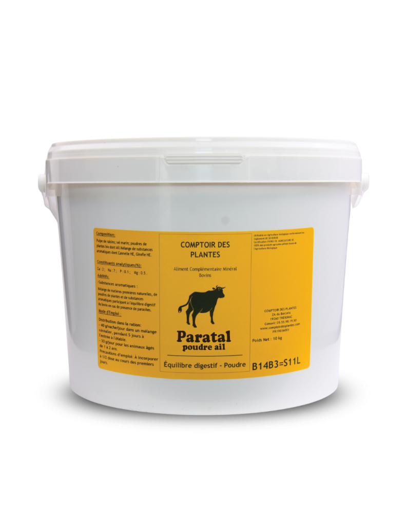 Anti -parasites ail bovins naturel bio