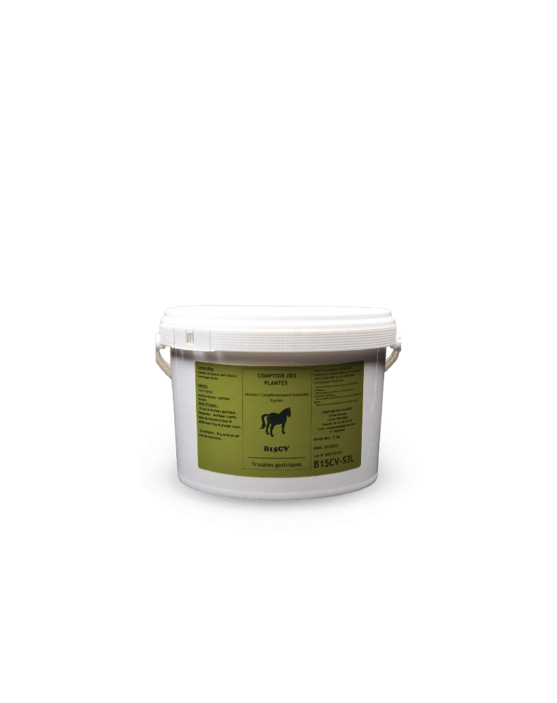 Douleurs gastriques chevaux bio